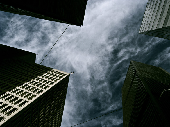 stars and stripes and skycrapers