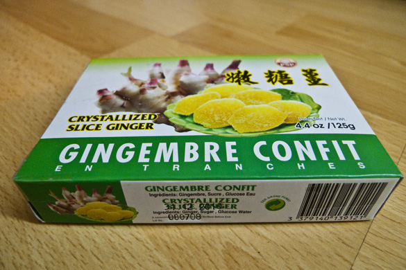 gingembre confit yummy yummy