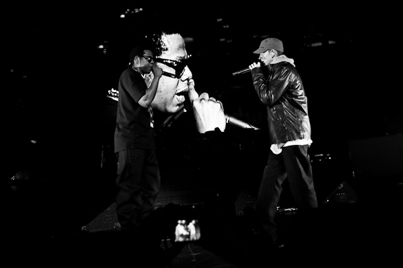 jay-z and eminem live for dj hero party at wiltern theater