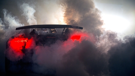 Smoke-Lamborghini-Aventador-Rear-Lights-Wide-Wallpaper-HD