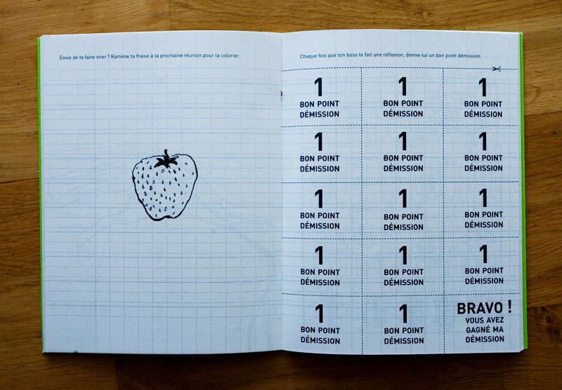 cahier de gribouillage pour adultes qui veulent tout plaquer lafraise