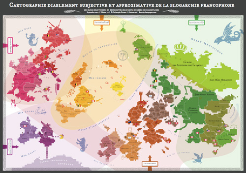 Cartographie subjective de la blogarchie francophone