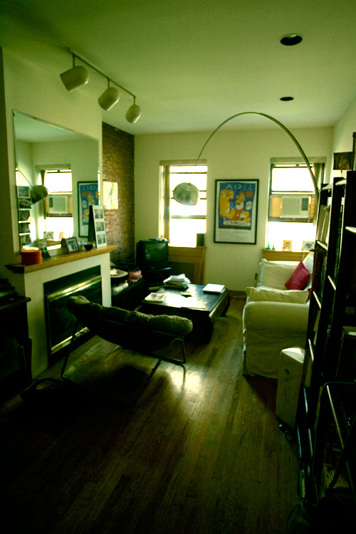 new york flat living room