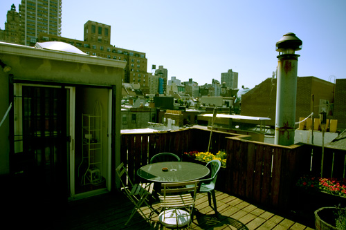 view from the terrasse